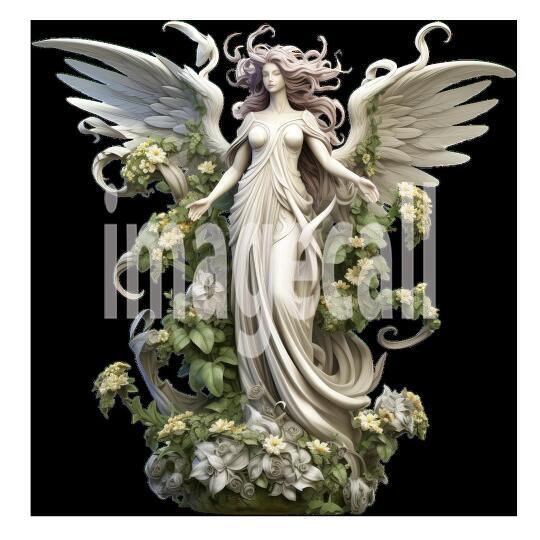 FLoral Angel Statues (20)300dpi