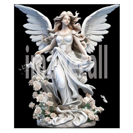 FLoral Angel Statues (5)300dpi