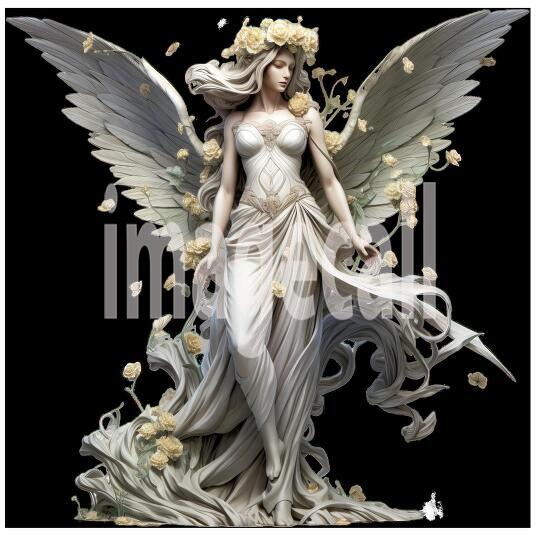 FLoral Angel Statues (6)300dpi