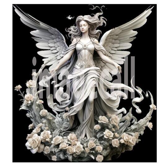 FLoral Angel Statues (8)300dpi