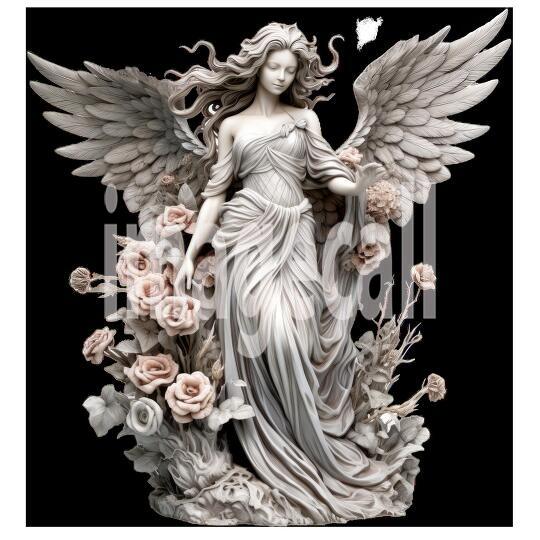 FLoral Angel Statues (9)300dpi