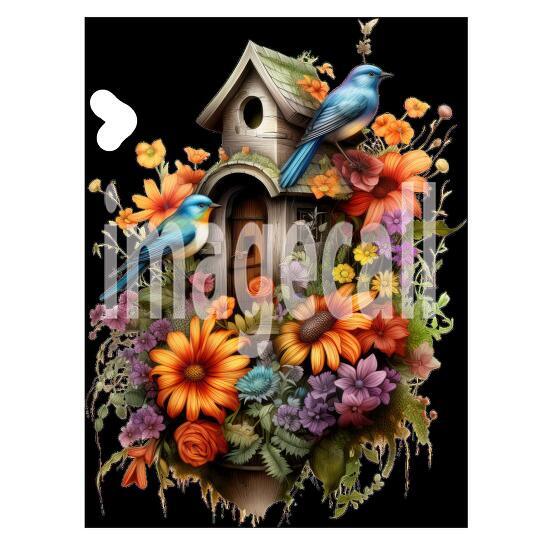 Floral Bird Houses (14)300dpi