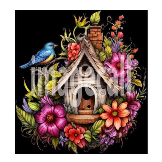 Floral Bird Houses (19)300dpi