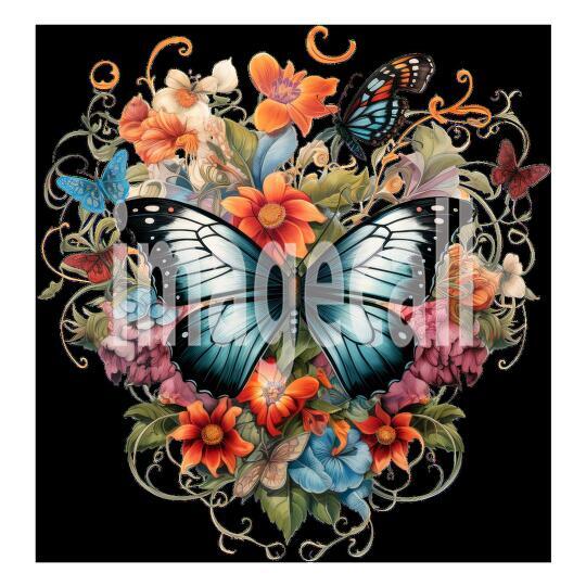 floral butterflies (2)300dpi