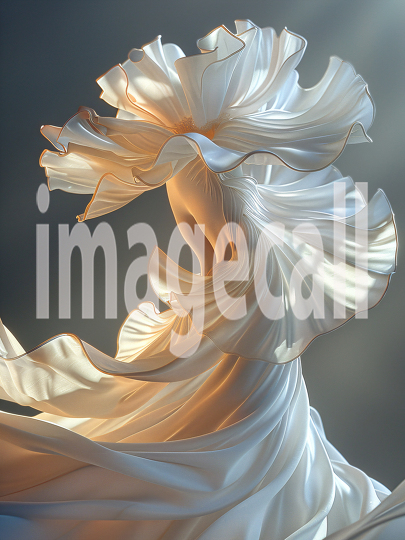 Floral Flowy Fabric (30)