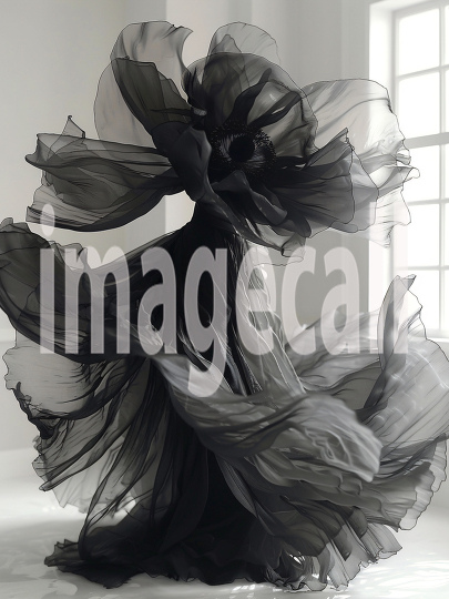 Floral Flowy Fabric (38)