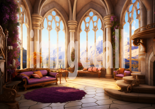 FN0005 - Enchanted Lavender Castle (5)