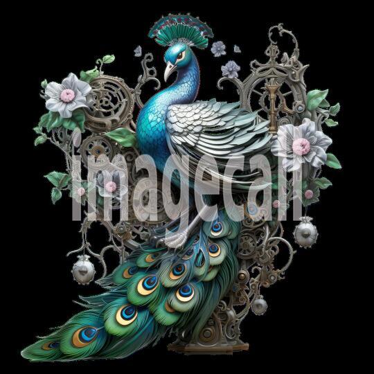 HQ Steampunk Peacock (10)300dpi