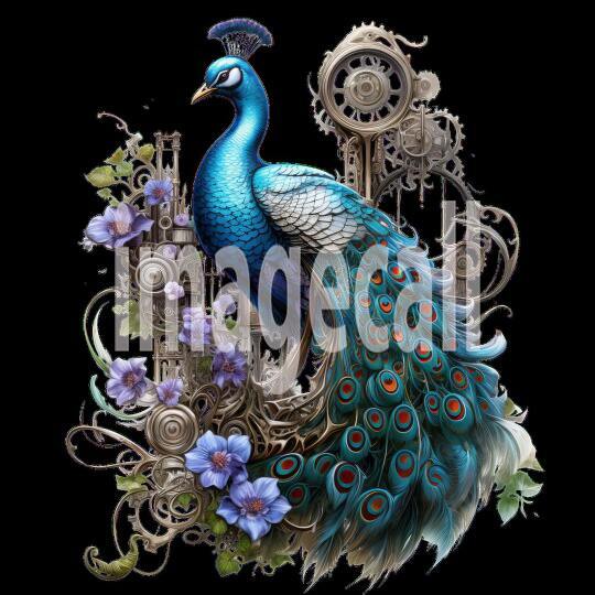 HQ Steampunk Peacock (4)300dpi