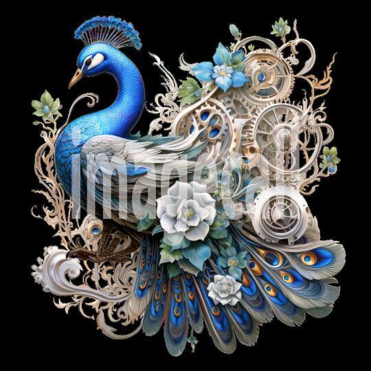 HQ Steampunk Peacock (5)300dpi