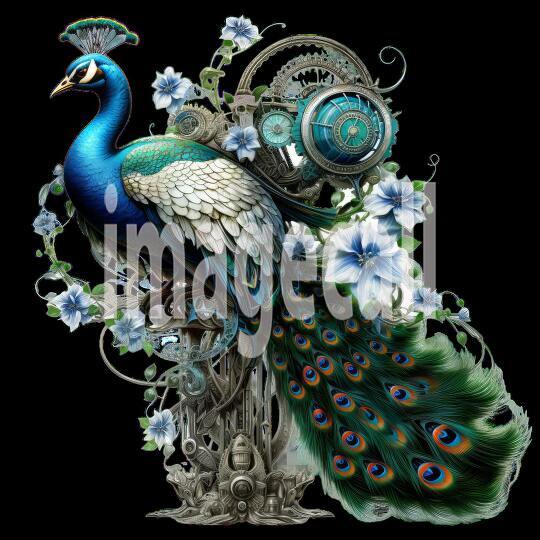 HQ Steampunk Peacock (6)300dpi