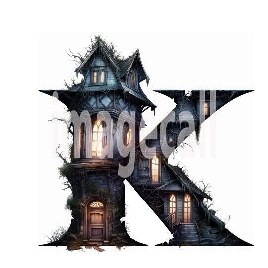 K Halloween Letters (3)