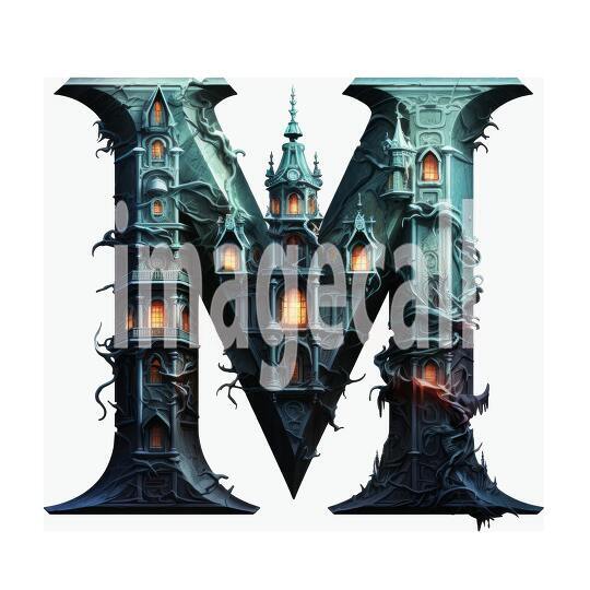 M Halloween Letters (1)