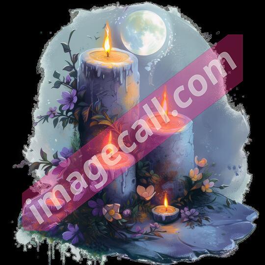 Moon Candles (4)