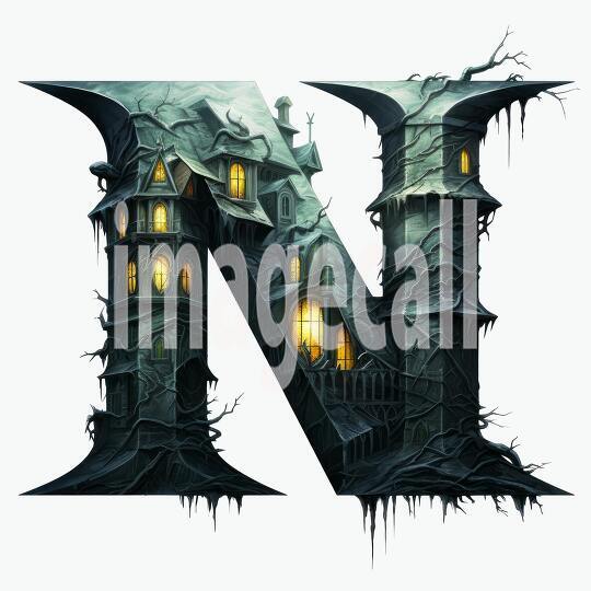 N Halloween Letters (26)