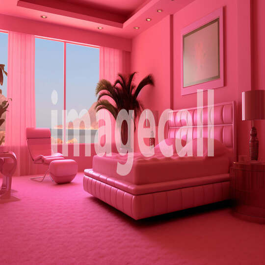 Neon Pink Bedroom (3)