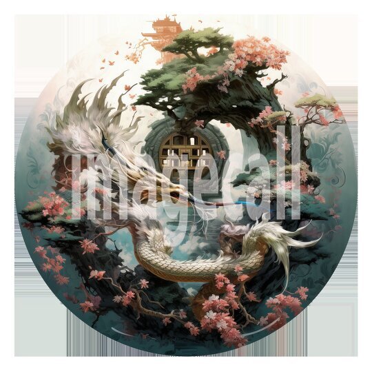 Oriental Floral Dragons (14)