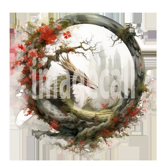 Oriental Floral Dragons (18)