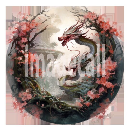 Oriental Floral Dragons (20)