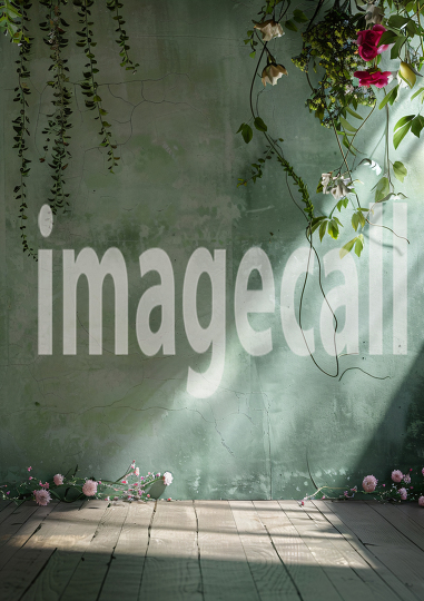 Sage Green Floral Wall (14)