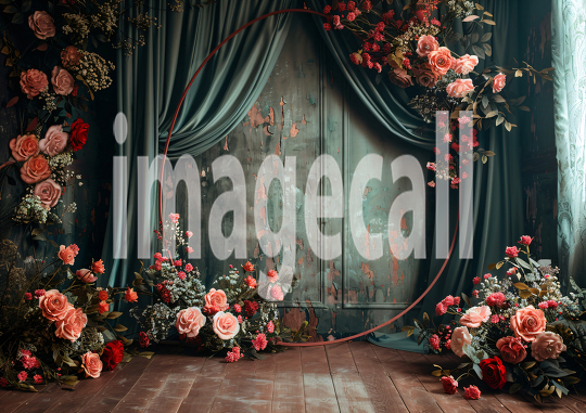 ST0007 - Vintage Floral Hoop (14)