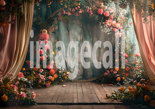 ST0007 - Vintage Floral Hoop (15)