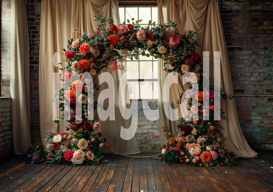 ST0007 - Vintage Floral Hoop (19)