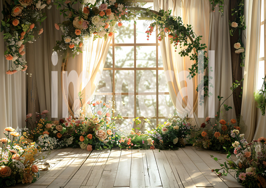 ST0007 - Vintage Floral Hoop (32)