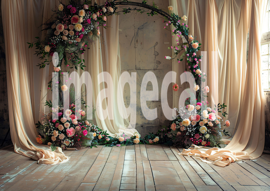 ST0007 - Vintage Floral Hoop (6)