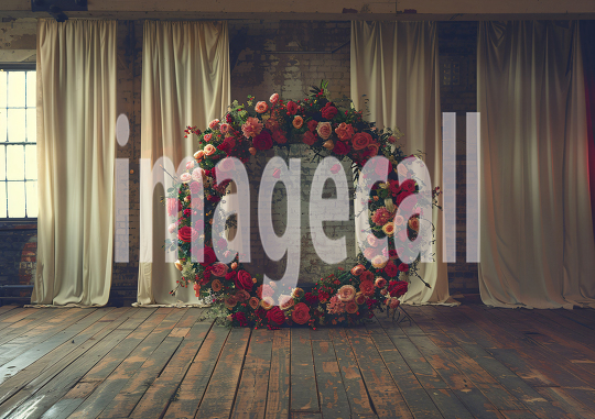 ST0007 - Vintage Floral Hoop (7)