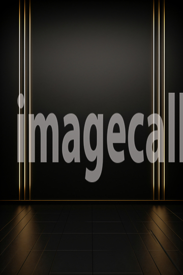 ST0008 - Minimalist Black Gold Wall (1)