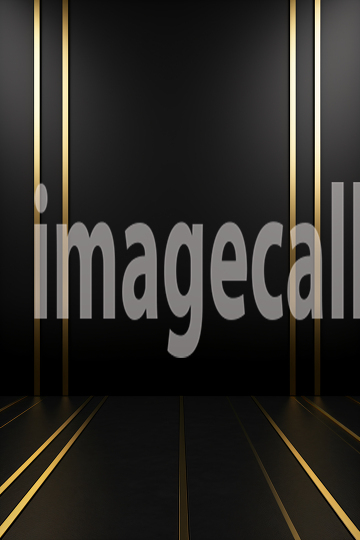 ST0008 - Minimalist Black Gold Wall (3)