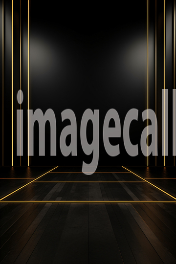 ST0008 - Minimalist Black Gold Wall (8)