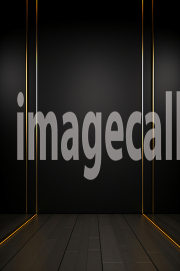 ST0008 - Minimalist Black Gold Wall (9)