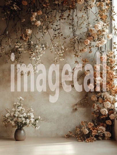 ST0014 - Beige Floral Wall (13)