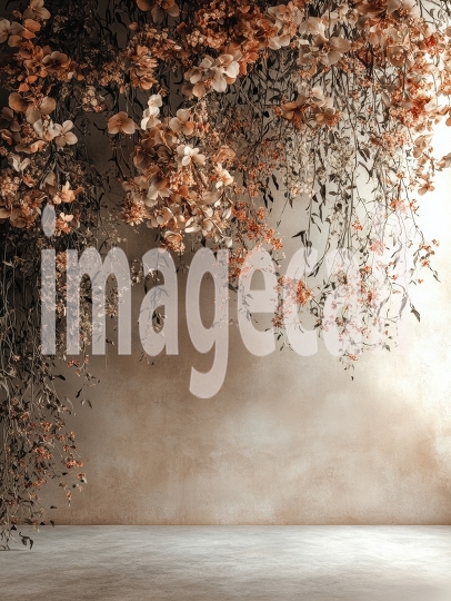 ST0014 - Beige Floral Wall (5)