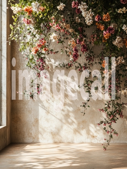 ST0014 - Beige Floral Wall (6)