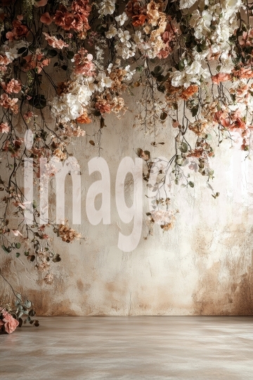 ST0017 - Boho Floral Wall (11)- Destiny Backdrops