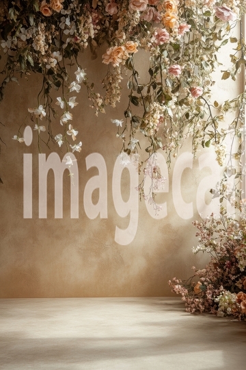 ST0017 - Boho Floral Wall (14)- Destiny Backdrops