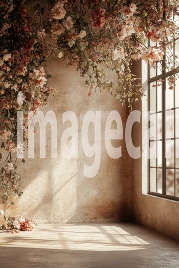 ST0017 - Boho Floral Wall (15)- Destiny Backdrops