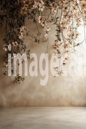 ST0017 - Boho Floral Wall (6)- Destiny Backdrops