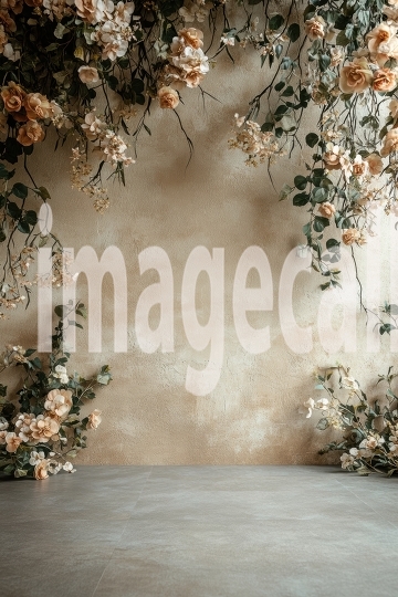 ST0017 - Boho Floral Wall (7)- Destiny Backdrops