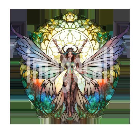Stained Glass fairies (19)300dpi