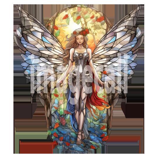 Stained Glass fairies (6)300dpi