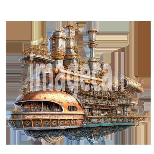 Steampunk Boat (11)