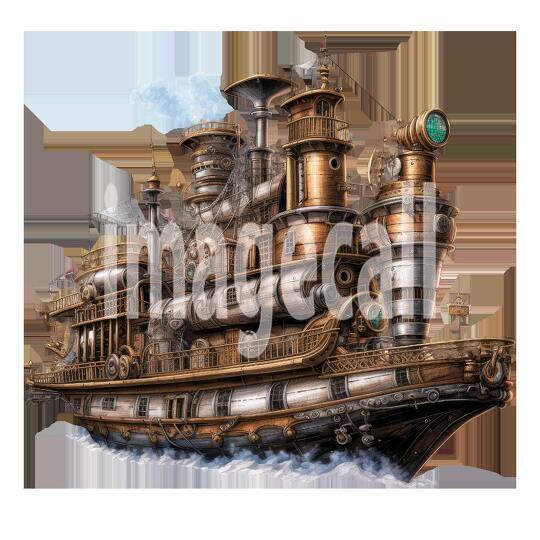 Steampunk Boat (20)