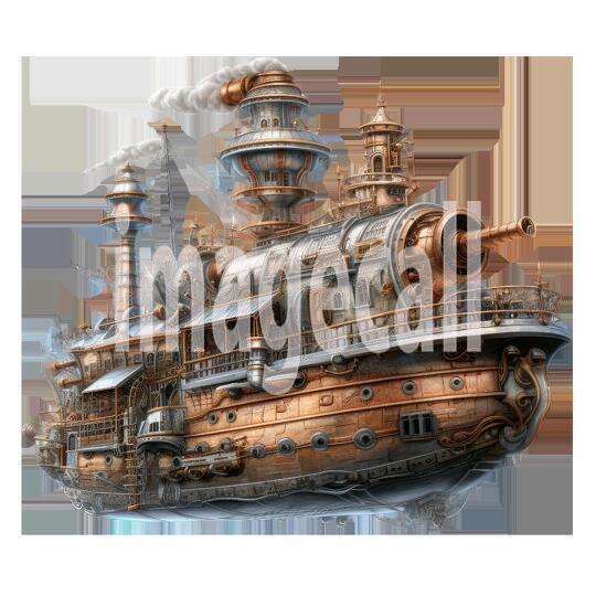 Steampunk Boat (9)