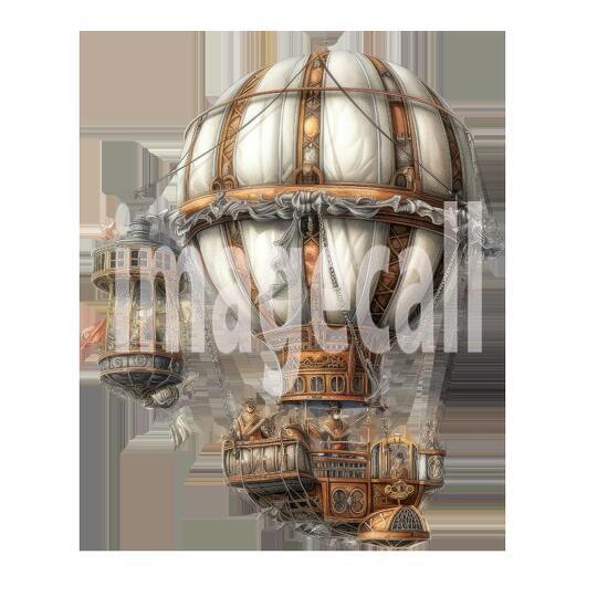 Steampunk hot air balloon (10)