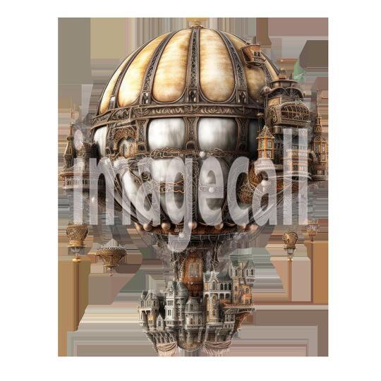 Steampunk hot air balloon (11)