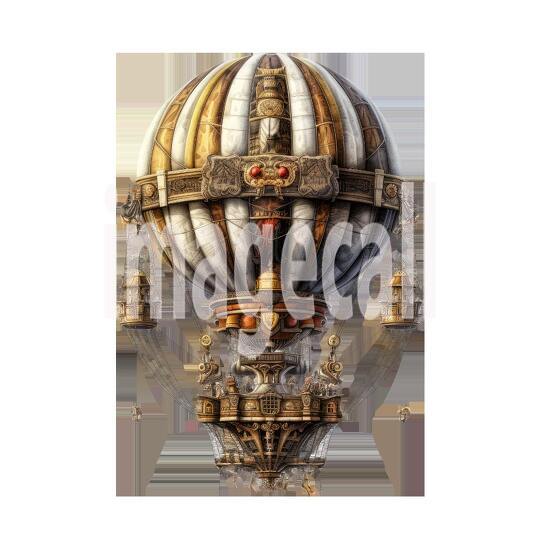 Steampunk hot air balloon (14)